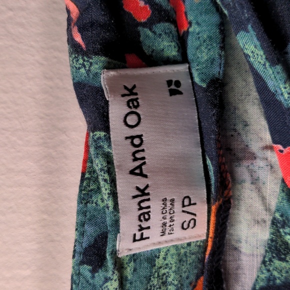 Frank and oak midi pattern wrap skirt - Picture 4 of 6